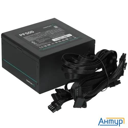 Блок питания Deepcool Atx 500w Pf500 80 Plus  (20+4pin) Apfc 120mm Fan 6xsata Rtl
