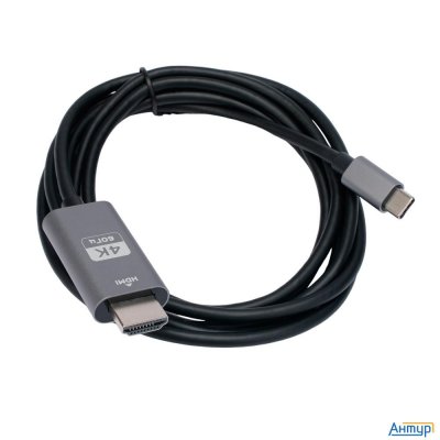 Cablexpert Ccb-a-cm-hdmi-1.8m Кабель-переходник с Type-c на Hdmi  V2.0, Mobile, 1.8м, черный, корбка