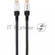Кабель Usb4 Typec(m)--typec(m), 5k@60hz, 8k@30hz40gbps, Pd 240w, Vcom, 2м <cu560-2m>