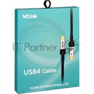 Кабель Usb4 Typec(m)--typec(m), 5k@60hz, 8k@30hz40gbps, Pd 240w, Vcom, 2м <cu560-2m>