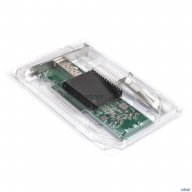 Сетевой адаптер Exegate Exe-x520-da1 (pci-e X8 V3.0, порты 1xsfp+ 10gb/s (10/5/2.5/1gb/s, 100mb/s),
