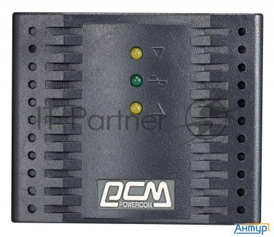 Стабилизатор напряжения Powercom Tca-1200 600Вт 1200ВА черный