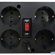 Стабилизатор напряжения Powercom Tca-1200 600Вт 1200ВА черный