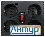Стабилизатор напряжения Powercom Tca-1200 600Вт 1200ВА черный