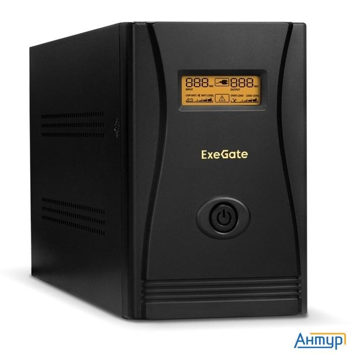 Exegate Ex292631rus ИБП Exegate Specialpro Smart Llb-2000.lcd.avr.4c13.rj.usb <2000va/1200w, Lcd, Av