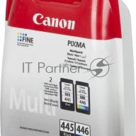 Картридж струйный Pg-445/cl-446 (8283b004), для Canon Pixma Mg2540, Pixma Mg2440, 4 цвета, 180 стр.