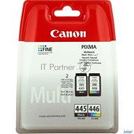 Картридж струйный Pg-445/cl-446 (8283b004), для Canon Pixma Mg2540, Pixma Mg2440, 4 цвета, 180 стр.