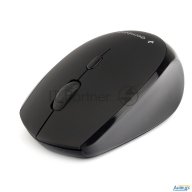 Мышь беспров. Gembird Musw-354, черный, бесш.клик, Soft Touch,3кн.+колесо-кнопка, 2400dpi, 2,4ГГц