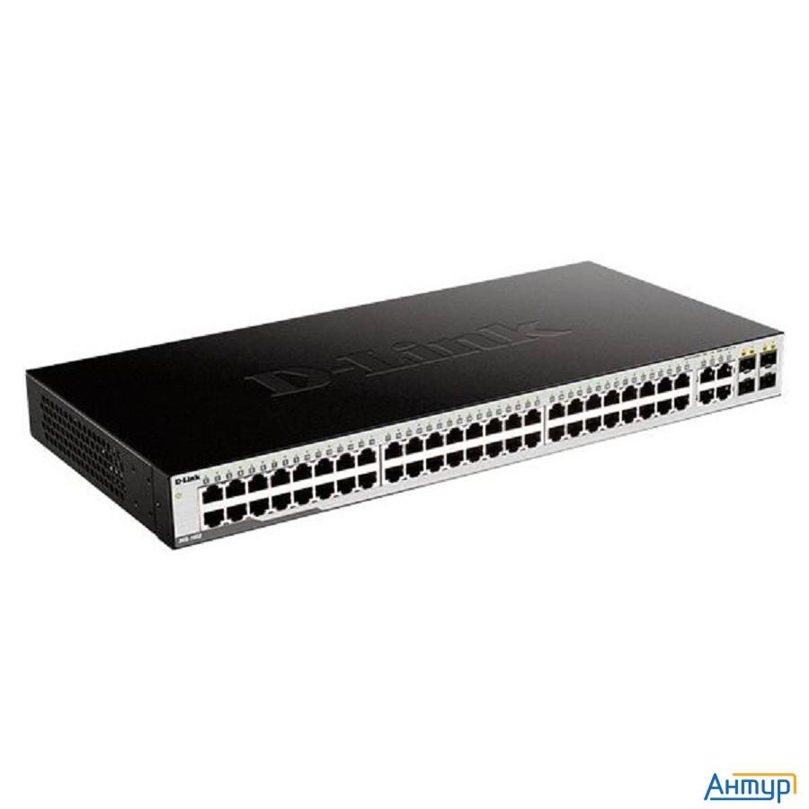 D-link Dgs-1052/a3a Неуправляемый коммутатор с 48 портами 10/100/1000base-t и 4 комбо-портами 100/10