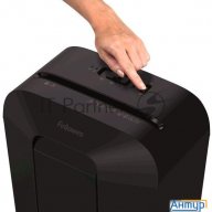 Шредер Fellowes Powershred Lx50 черный (секр.p-4)/перекрестный/9лист./17лтр./скрепки/скобы/пл.карты