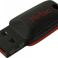 Флеш Диск Netac U197 8gb <nt03u197n-008g-20bk>, Usb2.0, пластиковая, черная