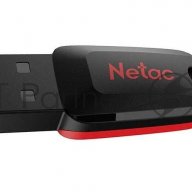 Флеш Диск Netac U197 8gb <nt03u197n-008g-20bk>, Usb2.0, пластиковая, черная