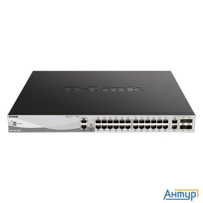 D-link Dgs-3130-30ps/b2a Proj Управляемый L3 стекируемый коммутатор с 24 портами 10/100/1000base-t,