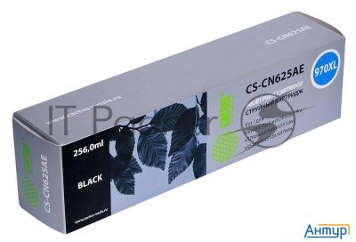 Картридж струйный Cactus Cs-cn625ae 970xl черный (256 млl) для Hp Officejet Pro X476dw/x576dw/x451dw