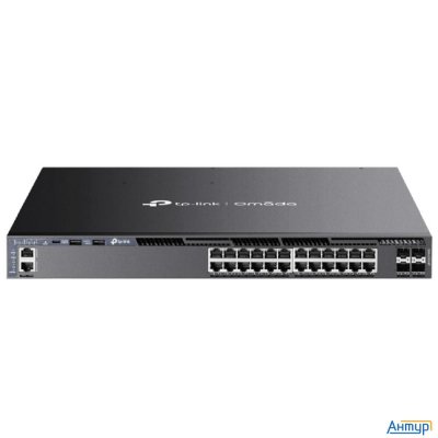 Tp-link Sg6428xhp Стекируемый управляемый коммутатор 3-го уровня Omada с 24 гигабитными портами Poe+