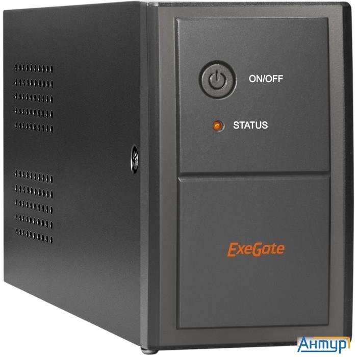 Exegate Ep285473rus ИБП Exegate Power Back Bnb-850.led.avr.c13.rj <850va/480w, Led, Avr,4*iec-c13, R