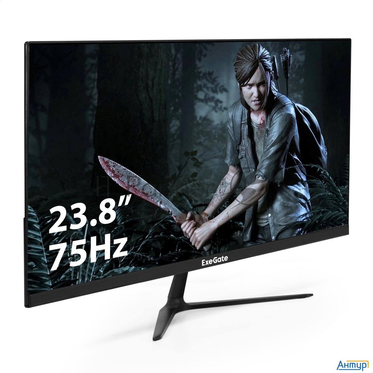 Монитор безрамочный с аудио 23.8" Exegate Ex294344rus Prosmart Ev2407a (va Led Grade A+, Fhd, 1920x1