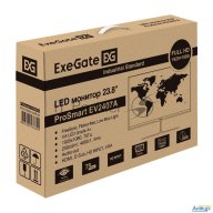 Монитор безрамочный с аудио 23.8" Exegate Ex294344rus Prosmart Ev2407a (va Led Grade A+, Fhd, 1920x1