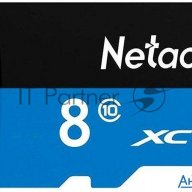 Флеш карта Microsdhc 8gb Netac P500 <nt02p500stn-008g-s>  (без Sd адаптера) 80mb/s