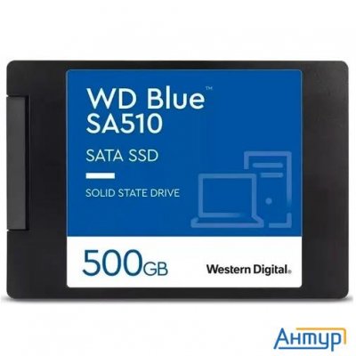 Wd Ssd Blue Sa510, 500gb, 2.5" 7mm, Sata3, Wds500g3b0a
