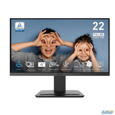 Msi Pro 21.5" Mp223 E2  {va 1920x1080 100hz 1ms  250cd Hdmi Dipsplayport Vesa} [9s6-3pb9ch-026]