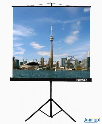 Экраны Lumien Lumien Экран на треноге 180x180 см Eco View Lev-100102 1:1 с возможностью настенного к