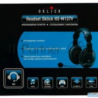 Гарнитура Oklick Hs-m137v черный 1.8м мониторы оголовье