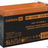 Батарея Exegate Ex285953rus Hr1234w (12v 9ah, клеммы F2)