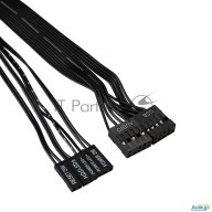 Корпус Miditower Exegate Xp-332 Black, Atx, <без БП>, 2*usb, Audio