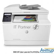 МФУ лазерный Hp Color Laserjet Pro M183fw (7kw56a), принтер/сканер/копир/факс, ( A4, Net Wifi)