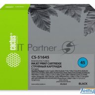 Картридж струйный Cactus Cs-51645 черный (42ml) для №45 Hp 710c/720c/722c/815c/820cxi/850c