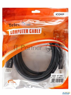 Кабель соединительный Dp-dp 1.4v 8k@60hz  3м, Telecom Pro <tcg750-3m>