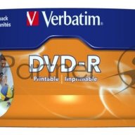 Диск Dvd-r Verbatim 4.7gb 16x Cake Box (25шт) Printable (43538)