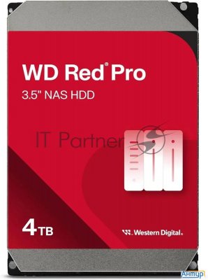 Жесткий диск Wd Sata-iii 4tb Wd4005ffbx Nas Red Pro (7200rpm) 256mb 3.5"