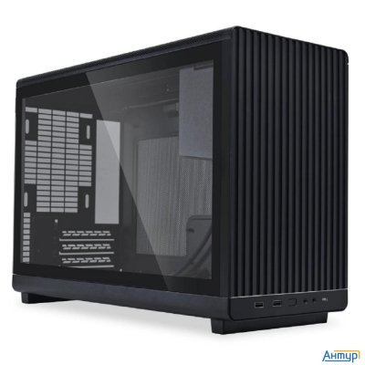 Lian Li Корпус A3-matx Tg Black / Tempered Glass Edition / Bottom Dust Filter / G99.a3x.10r