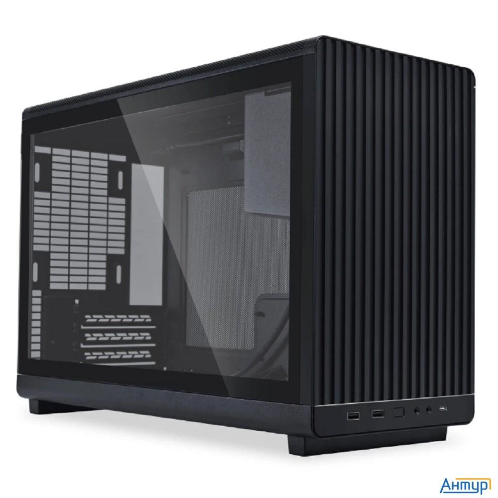 Lian Li Корпус A3-matx Tg Black / Tempered Glass Edition / Bottom Dust Filter / G99.a3x.10r