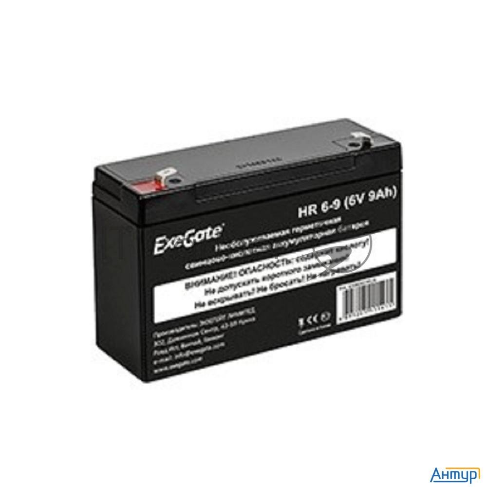 Батарея Exegate Hr 6-9 (6v 9ah, 634w), клеммы F2