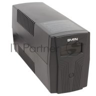 Источник бесперебойного питания Sven Pro 650 650va/390w Lcd, Usb, Rj-45 (2 Euro)