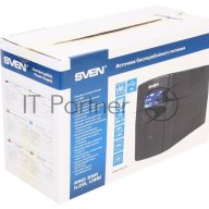 Источник бесперебойного питания Sven Pro 650 650va/390w Lcd, Usb, Rj-45 (2 Euro)