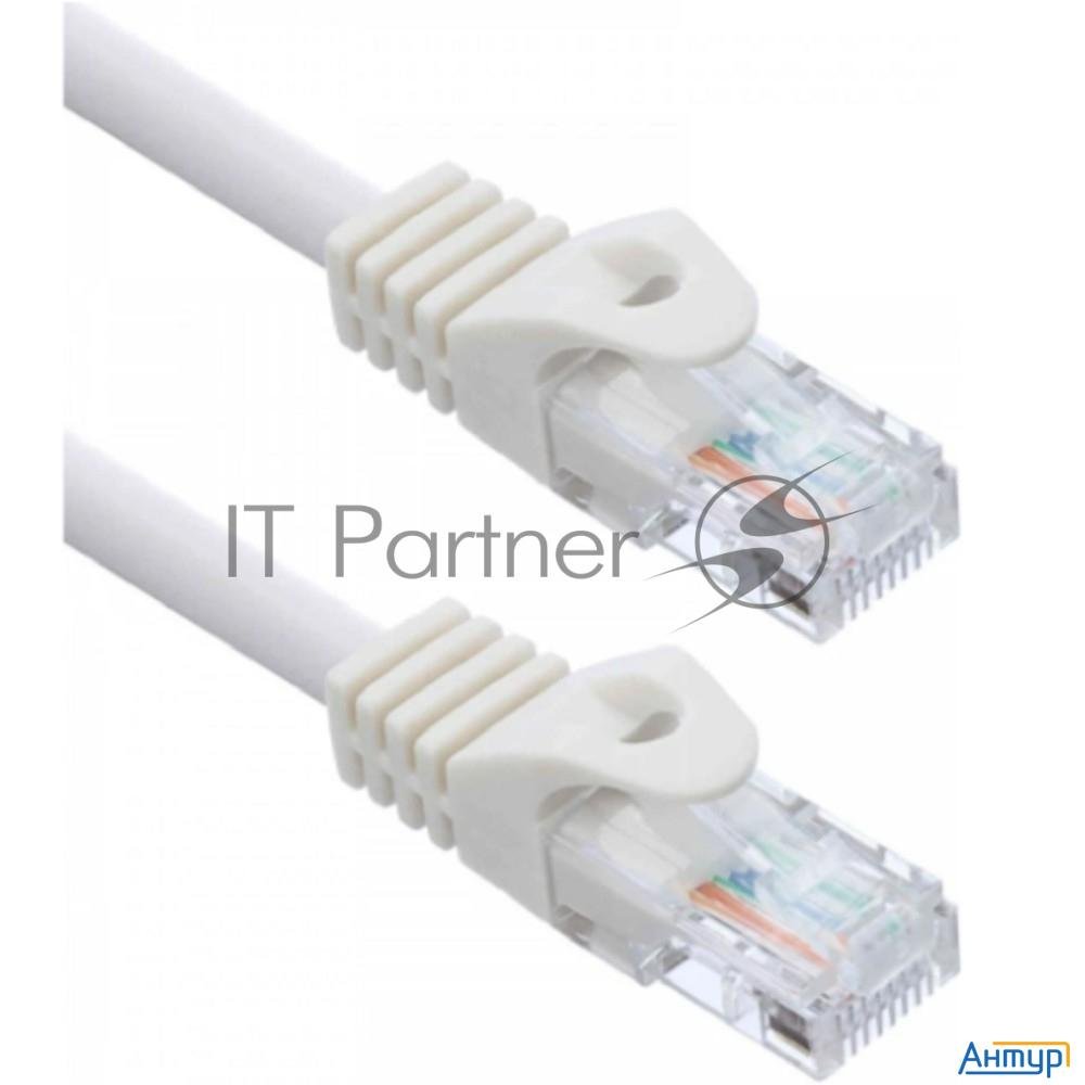 Патч-корд Acd-lpu5c-5dw [acd-lpu5c-5dw] Cat5e Utp 24awg 4pair, 7/0.18мм Cu Белый, 0.5м (741722)