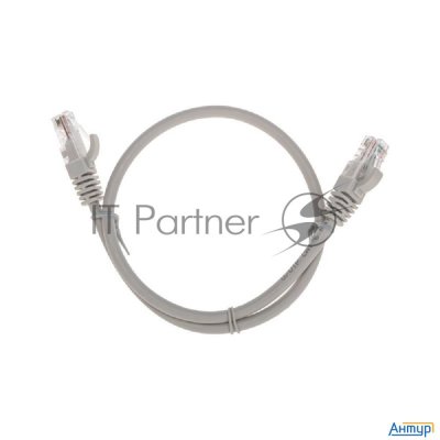 Патч-корд U/utp Rexant категория 6, Rj45-rj45, неэкранированный, 26awg, Lszh, серый, 0.5 м