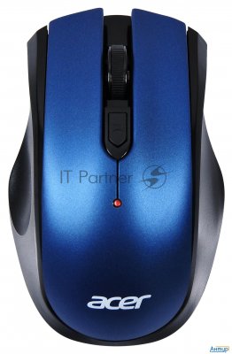 Мышь Acer Omr031 черный/синий оптическая (1600dpi) беспроводная Usb (4but)