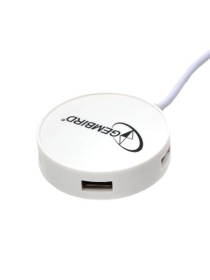 Gembird  Hub Usb2.0 4-port [uhb-241] , 4 порта, блистер, белый
