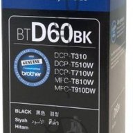 Бутылка с оригинальными чернилами Btd60bk черный (6500стр.) для Brother Dcp-t310/t510w/t710w