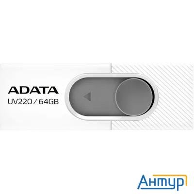 A-data Flash Drive 64gb Uv220  Usb2.0, белый и серый [auv220-64g-rwhgy]