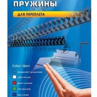 Пружины для переплета пластиковые Office Kit 14мм (на 91-110 листов) черный (100шт) (bp2040)