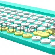 Клавиатура A4tech Fstyler Fbk30 зеленый Usb беспроводная Bt/radio Slim Multimedia (fbk30 Avocado)