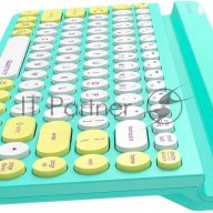 Клавиатура A4tech Fstyler Fbk30 зеленый Usb беспроводная Bt/radio Slim Multimedia (fbk30 Avocado)