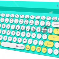 Клавиатура A4tech Fstyler Fbk30 зеленый Usb беспроводная Bt/radio Slim Multimedia (fbk30 Avocado)