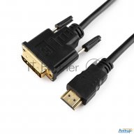 Кабель Hdmi-dvi Gembird, 3.0м, 19m/19m, Single Link, черный, позол.разъемы, экран Cc-hdmi-dvi-10